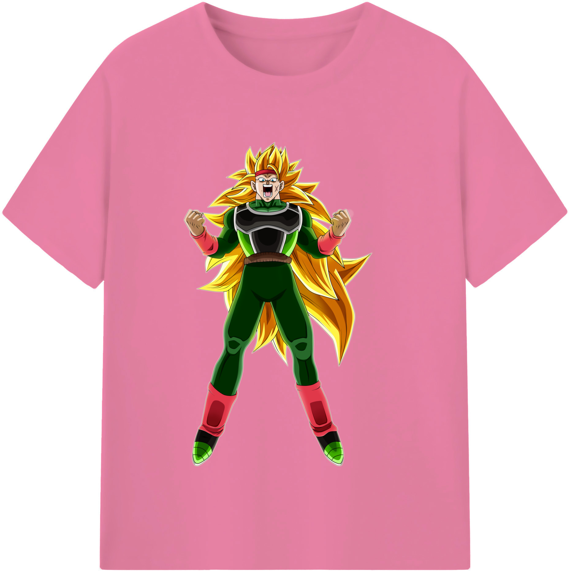 （画像用） ドラゴンボール ブロリー DRAGON BALL Broli 綿100％半袖Tシャツ（フロントプリント）